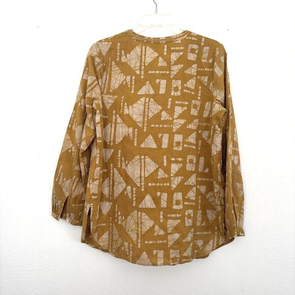 J Jill Womens Batik Top Medium - Picture 2 of 8